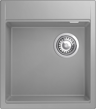 Фото товара: Rivelato TESORO TR-455-R grigio metallizz мойка, гранит, серый металлик