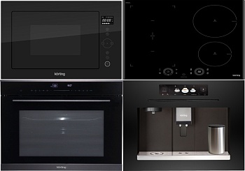 Фото товара: KORTING HIB 64750 B SMART + OKB 1340 GNBX MW + KMI 825 TGN + KCM 9830 BCG