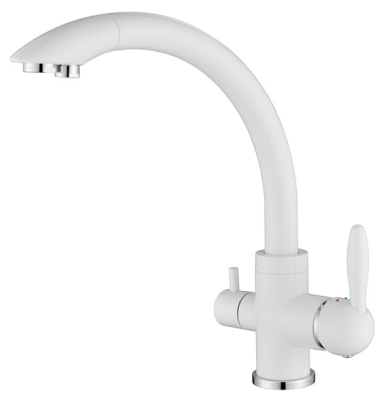 Детальное фото товара: Paulmark ESSEN, смеситель, белый матовый