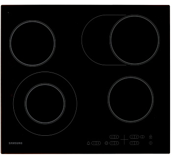 Фото товара: Samsung NZ64T3516CK/WT стеклокерамическая поверхность