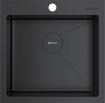 Фото товара: Omoikiri Akisame 51-GB, мойка, нержавеющая сталь/графит