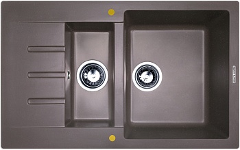 Zigmund & Shtain RECHTECK 775.2, мойка, швейцарский шоколад Фото товара: Zigmund & Shtain RECHTECK 775.2, мойка, швейцарский шоколад