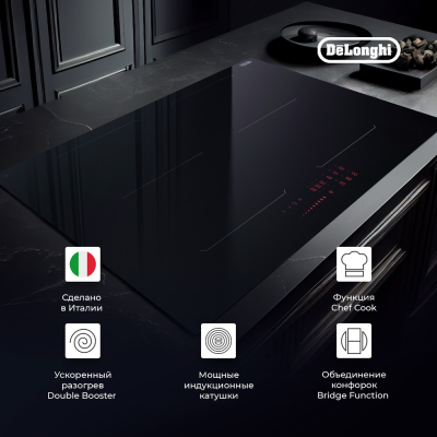 Детальное фото товара: DeLonghi SLI 754 RUS индукционная поверхность