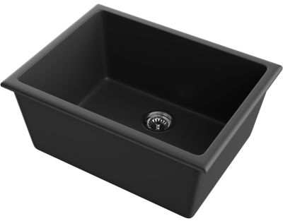Детальное фото товара: Omoikiri Okinoshima 61-U/I-BL, мойка, керамика, черный