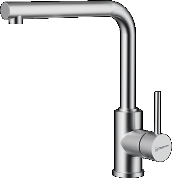 Фото товара: Omoikiri Nakagawa-BN, смеситель, нержавеющая сталь