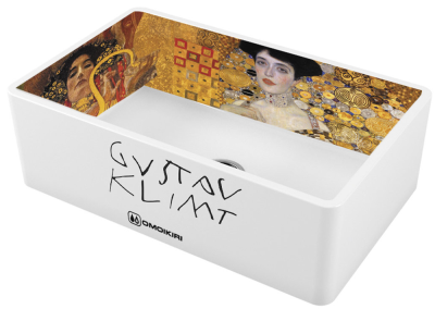 Omoikiri Mikura 76-Klimt, мойка, керамика, белый