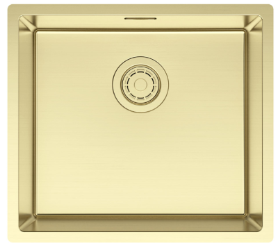 Paulmark LASSAN 49 UNI, мойка, нержавеющая сталь, светлое золото