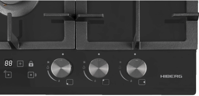 Детальное фото товара: HIBERG VM 4535 B газовая поверхность