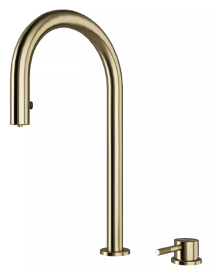 Paulmark ESTETICA, смеситель, светлое золото