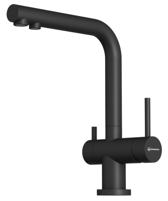 Детальное фото товара: Omoikiri Nagano-P-BL, смеситель, гранит, черный