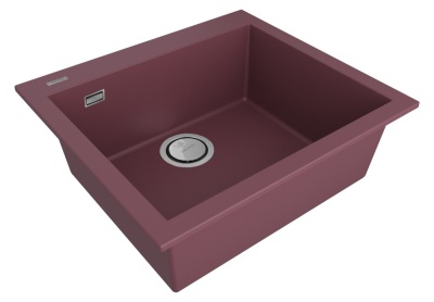 Paulmark DECORATION 56, мойка, гранит, merlot Детальное фото товара: Paulmark DECORATION 56, мойка, гранит, merlot