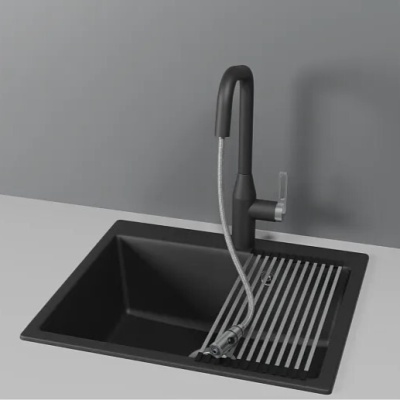 Детальное фото товара: GRANULA 8171 смеситель, гранит, шварц