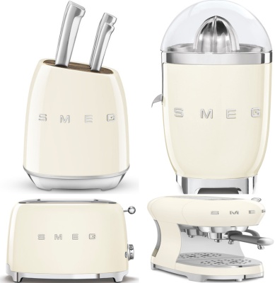 Детальное фото товара: Smeg KLF03CREU + TSF01CREU + ECF02CREU + BLF03CREU + HBF03CREU + HMF01CREU + CJF11CREU + KBSF02CR