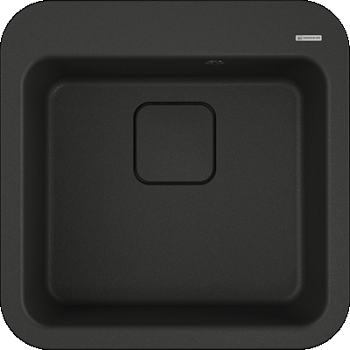 Фото товара: Omoikiri Tasogare 51-BL, мойка, гранит, черный