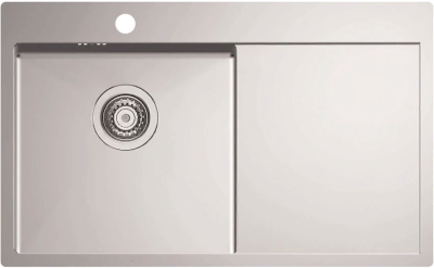 ALVEUS QUARTO 30 BRS-90, мойка, нержавеющая сталь брашированная (в комплекте с сифоном 1130551)