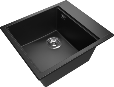 Детальное фото товара: Rivelato TESORO TR-455-L antracite мойка, гранит, антрацит