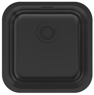 Paulmark VELLO 44 UNI, мойка, нержавеющая сталь, матовый черный