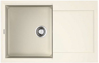 Фото товара: Omoikiri Sakaime 79-WH, мойка, гранит, белый