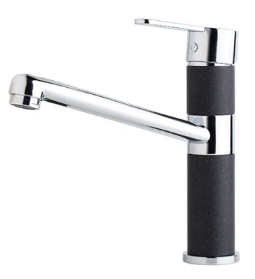 Детальное фото товара: ALVEUS ZENIT CARBONE - G91, смеситель, гранит, карбон