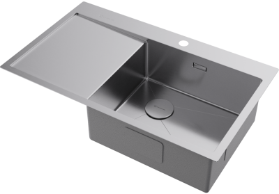 Детальное фото товара: Omoikiri Akisame 86-IN-R Side , мойка, нержавеющая сталь, чаша справа