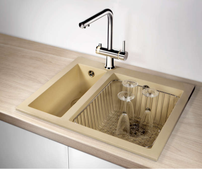 Omoikiri Bosen 59-2-BE, мойка, гранит, ваниль