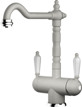 Фото товара: Omoikiri Amagasaki-EV, смеситель, гранит, эверест