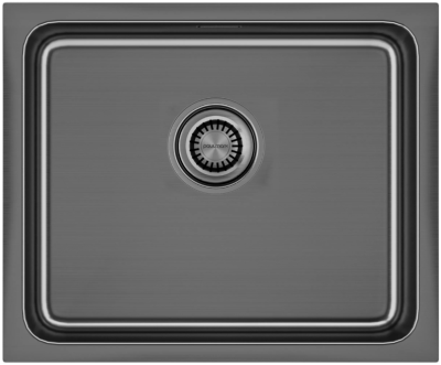 Детальное фото товара: Paulmark VISTA 54, мойка, нержавеющая сталь, вороненая сталь