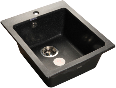 Детальное фото товара: GranFest PRAKTIK GF-P-505, мойка, мрамор, черный