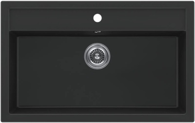 KUCHENSTERN TOP 80, мойка, гранит, черный