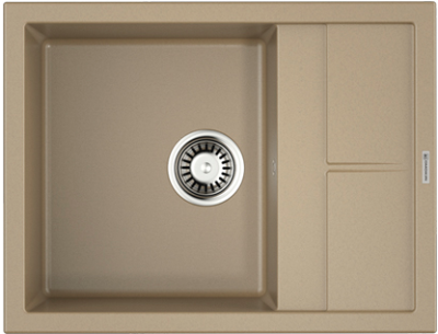 Детальное фото товара: Omoikiri Sumi 65-CH, мойка, гранит, шампань