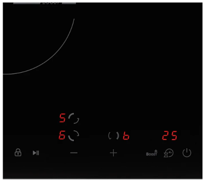 Krona MAGIER 45 BL 3BTK Детальное фото товара: Krona MAGIER 45 BL 3BTK индукционная поверхность