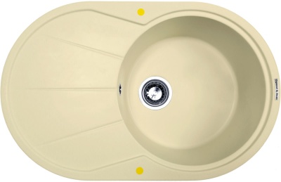 Детальное фото товара: Zigmund & Shtain KREIS OV 770B, мойка, молодое шампанское