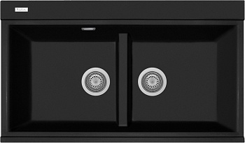 Фото товара: Rivelato FONDE FN-8638-2 nero opaco, мойка, гранит, черный