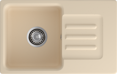 Детальное фото товара: ЭкоМ М-680, мойка, мрамор, бежевый