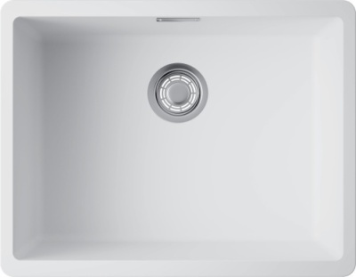 Детальное фото товара: Omoikiri Kata 54-U-WH, мойка, гранит, белый