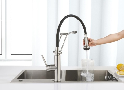 Детальное фото товара: Emar ECB 7012, смеситель, сатин