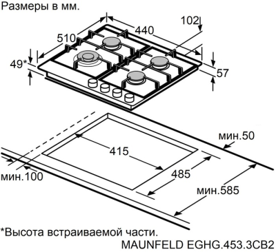 Схема встраивания