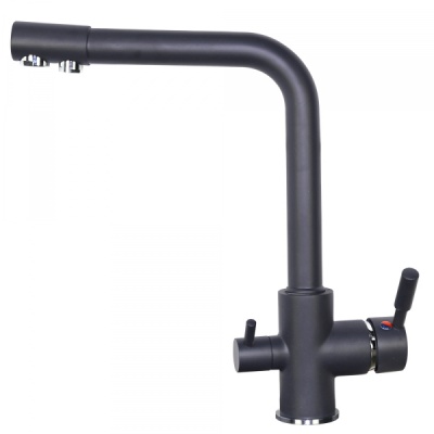 Детальное фото товара: Zigmund & Shtain ZS 1300, смеситель, черный базальт