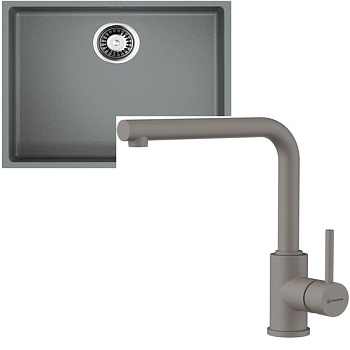 Фото товара: Omoikiri Bosen 54-U-GR + Nakagawa-P-GR leningrad grey