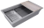 Paulmark LUMI-MULTI SINK 74 UNI, мойка, гранит, серый металлик Детальное фото товара: Paulmark LUMI-MULTI SINK 74 UNI, мойка, гранит, серый металлик