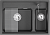 Фото товара: GRANULA 7302i мойка, гранит, черный