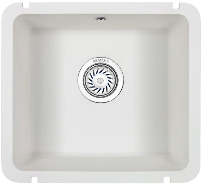 Детальное фото товара: GRANULA 3601 мойка, гранит, арктик (белый)