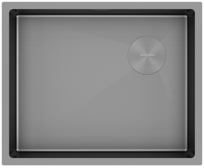 Paulmark NEXT-SKEW 54 UNI, мойка, нержавеющая сталь, матовый серый