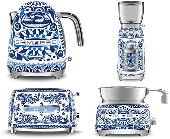 Фото товара: Smeg KLF03DGBEU + TSF01DGBEU + ECF02DGBEU + CJF01DGBEU + CGF01DGBEU + MFF01DGBEU