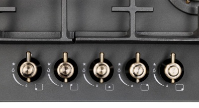 Детальное фото товара: HIBERG VM 7255 B газовая поверхность