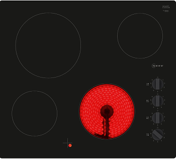 NEFF T16NKE0L Фото товара: NEFF T16NKE0L стеклокерамическая поверхность