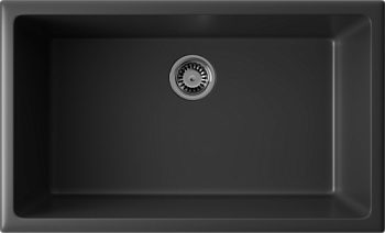 Фото товара: Omoikiri Okinoshima 76-U/I-BL, мойка, керамика, черный