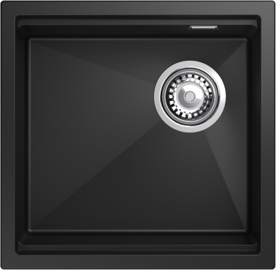 Детальное фото товара: Rivelato LINO LN-454-R nero мойка, гранит, чёрный