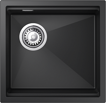 Фото товара: Rivelato LINO LN-454-L nero, мойка, гранит, чёрный