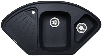 Фото товара: Zigmund & Shtain ECKIG 1000.2, мойка, темная скала